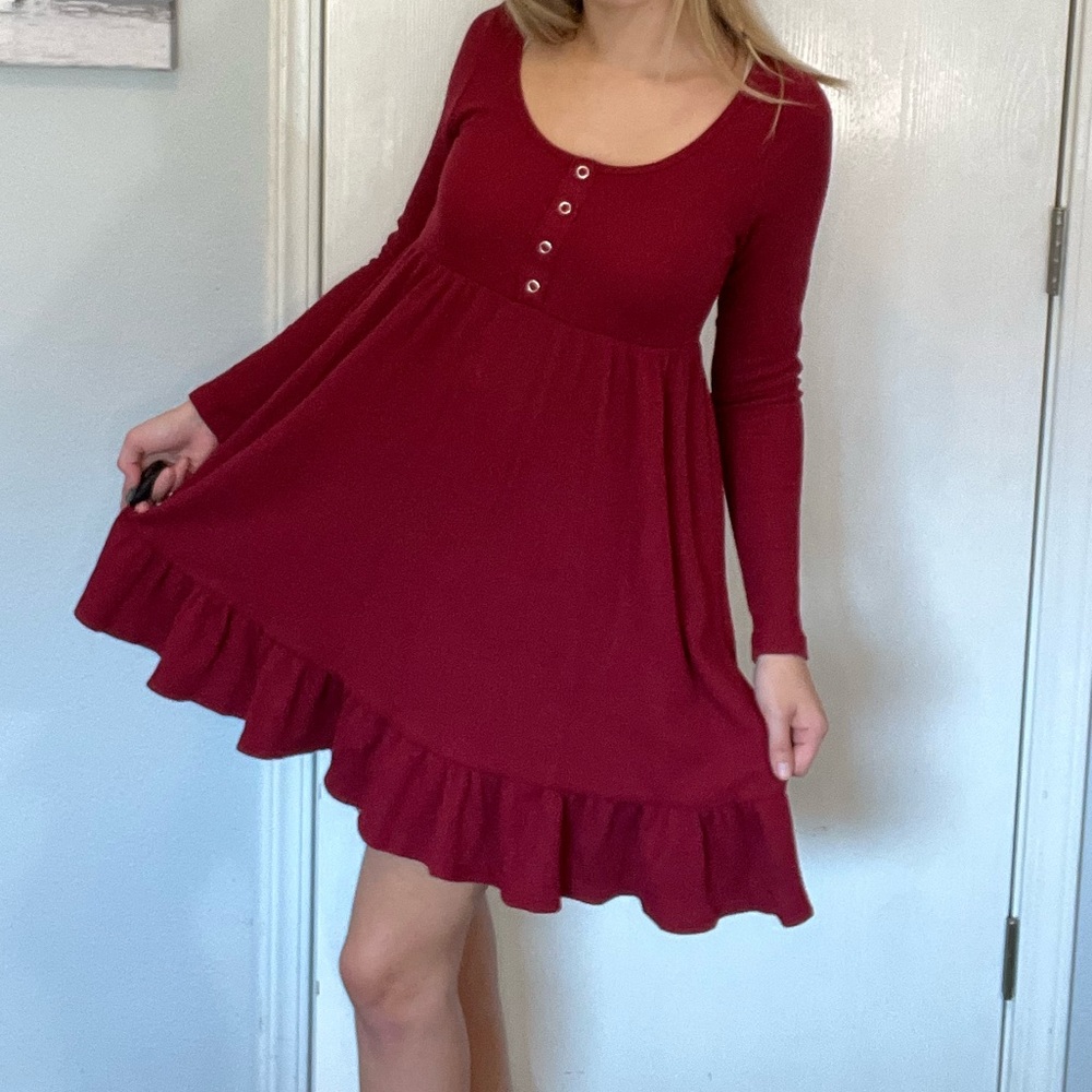 Wild Fable Waffle Knit Midi Dress